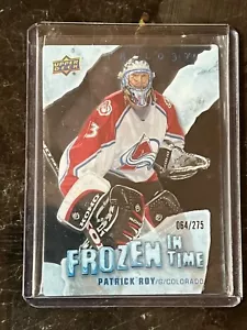 PATRICK ROY FROZEN IN TIME /275 2022-23 UD TRILOGY AVALANCHE - Picture 1 of 2