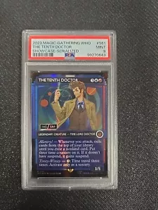 The Tenth Doctor Showcase Serialized 145/510 MtG Universus Beyond Dr Who PSA 9 - Picture 1 of 2