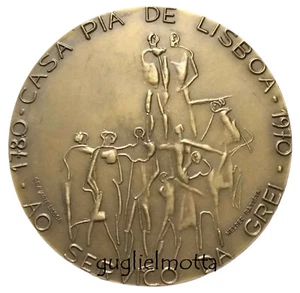 CASA PIA ATLETICO CLUB LISBONA PORTOGALLO 1970 MEDAGLIA HELDER - Picture 1 of 2