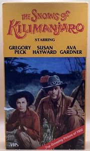 The Snows of Kilimanjaro VHS 1952, 1985 Good Times Release **Buy 2 Get 1 Free** - Picture 1 of 3