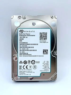 ST300MM0008 Seagate 300GB SAS 2.5" 10K V8 Enterprise 128BM 12Gbps Hard Drive - Image 1 of 2