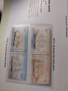 Sail Clipper Ships Stamp Mini Sheet - Picture 1 of 3