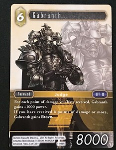 Gabranrh | 1-098R | Rare | Earth | Forward | Opus 1 | Final Fantasy TCG