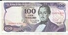Colombia 100 Pesos 1980 P 418. Xf Condition. 3Rw 27Set