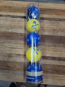 5er Pack NBA Golden State Warriors Snowflake Shatter Proof Ball Ornaments   - Bild 1 von 9