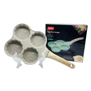 Marble Egg Pan 4Cups 19cm Diameter Non Stick Coating - Picture 1 of 5