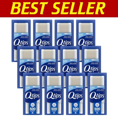 Hisopos de algodón suave para higiene y belleza - 500 unidades, calidad confiable desde 1923 Foto 1 de 4