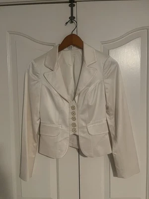 Blazer Bebe Botón Satinado Talla 0 Ajustado Foto 1 de 4