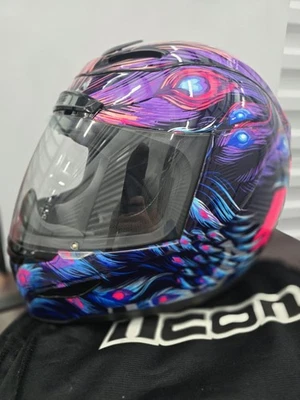 Женский мотоциклетный шлем Icon Airmada Opacity на все лицо размер большой снят с производства - Изображение 1 из 4