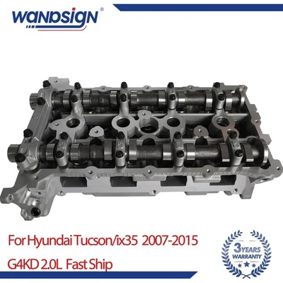 Cylinder Head Assembly For Hyundai Tucson/ix35 Kia Forte 2.0 G4KD GAS DOHC 07-15 - Image 1 of 4