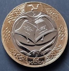 2018 IOM Manx £2 Megan & Harry Münze fast UNC - Bild 1 von 2