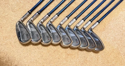 Yonex V-Mass 270 Irons 3-SW UltimumTi Carbon Graphite Shaft REGULAR Flex Set x 9 - Image 1 of 4