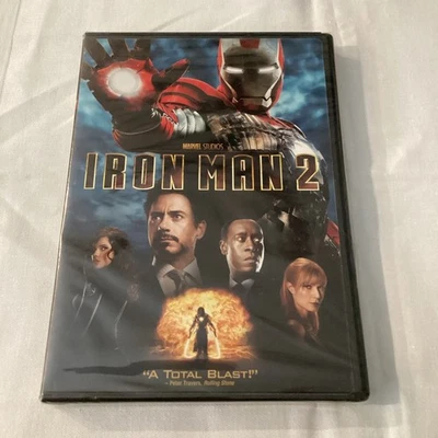Iron Man 2 (DVD, 2010, Widescreen) Marvel - NEW/SEALED - Image 1 of 3