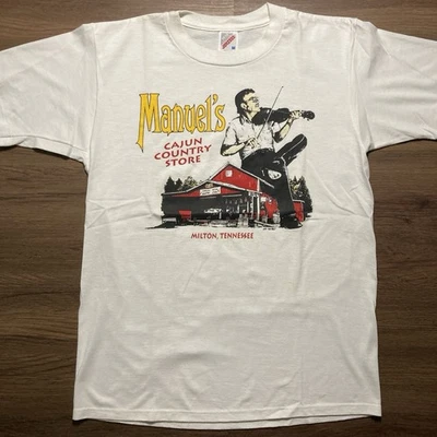 Camisa Manuel’s Cajun Country Store Milton Tennessee - Imagem 1 de 4