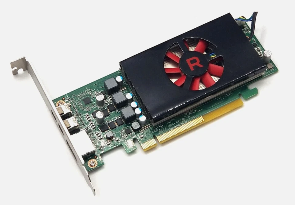 AMD Radeon RX 550 GPU High Profile 4GB GDDR5 Dual Mini DP & DP Dell NDRG5 - Image 1 of 4