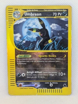 Umbreon 32/144 Skyridge Reverse Holo Ultra Rare Pokemon TCG Nintendo ITALIAN - Image 1 of 4