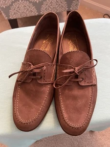 Salvatore Ferragamo Brown Loafers Timeless Slip-Ons Size 9 - Picture 1 of 7