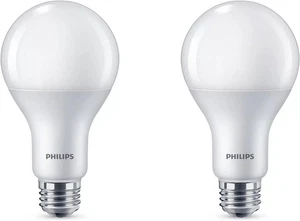 Philips LED A21 E26 100W DL Bulb - Pack of 2 (Open Box) - Picture 1 of 4
