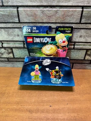 LEGO Dimensions 71227 Simpsons Krusty &Clown Bike Building Kit, Free Daily Ship! - Image 1 of 2