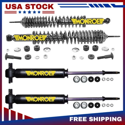 Front Rear Monroe Shocks Absorbers 4x For 1967 1968 Ford Thunderbird 6.4L _FL - Image 1 of 4