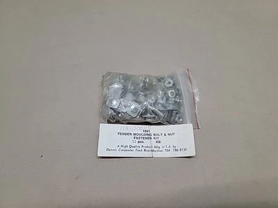 1941 Ford Fender kit de clipe de acabamento conjunto de ferragens de retenção 11A-20011 - Imagem 1 de 4