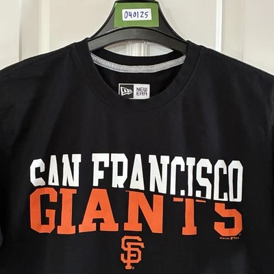 San Francisco Giants Shirt Adult XL Black Team Logo New Era Baseball MLB Mens - Image 1 of 4