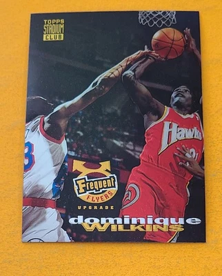 1993-94 Stadium Club #182 Dominique Wilkins Frequent Flyer Upgrades - Image 1 of 2