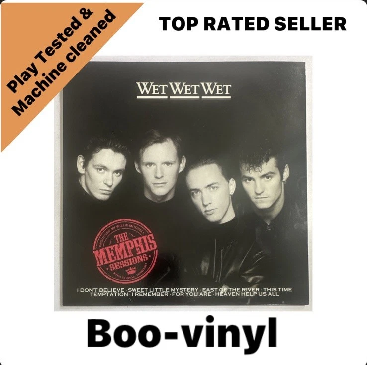 Wet Wet Wet "Memphis Sessions" Original UK Vinyl LP &  Printed Inner EX/EX - Image 1 of 4