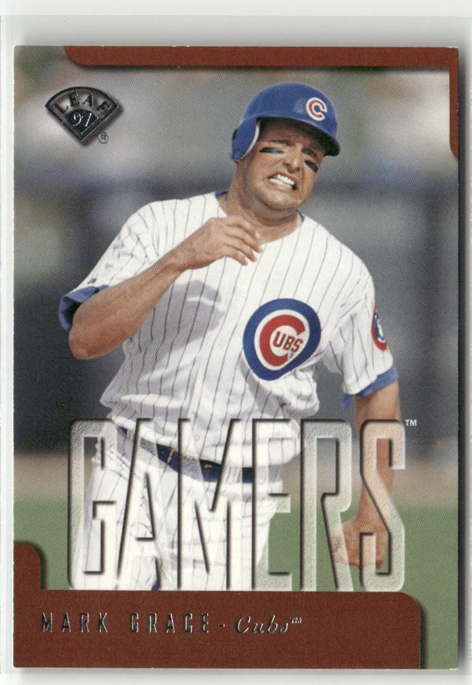 1997 LEAF #395 MARK GRACE CHICAGO CUBS - Image 1 of 2