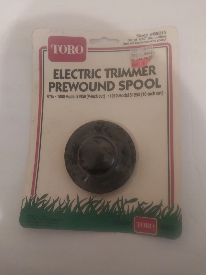 Toro electric trimmer prewound spool (# 88015, 30', 0.50") fits model 1000, 1010 - Image 1 of 2