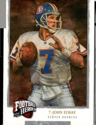 2008 Upper Deck Football Heroes John Elway Legendary Heroes Checklist Card #231 - Image 1 of 2