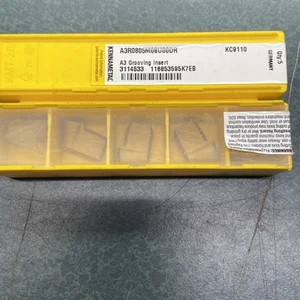 10 PCS NEW KENNAMETAL A3 K9110 GROOVING INSERTS - Picture 1 of 6