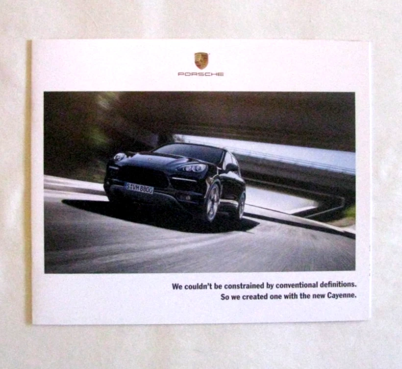 Folleto de ventas de Porsche Cayenne 2010 Foto 1 de 1