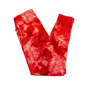 Leggings TC LuLaRoe ~ ROJO TIE DYE ~ TALLAS 12-18; Alto y con curvas; DÍA DE SAN VALENTÍN - Imagen 1 de 4