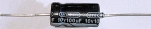 Electrolytic Capacitors 100uF 10v Axial - Picture 1 of 4
