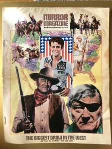 Mirror Magazine Feb 1970 The Biggest Draw In The West Cover John Wayne (842c) - Imagen 1 de 2