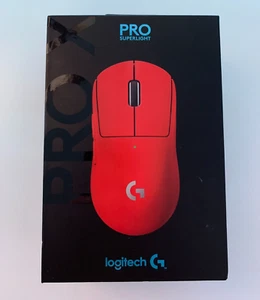 Logitech G PRO X SUPERLIGHT Wireless Gaming Mouse Red - Photo 1/3