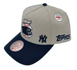 NEW YORK YANKEES MLB MITCHELL & NESS TOPPS PRO-PINCH OSFM SNAPBACK HAT/CAP NWT - Picture 1 of 5