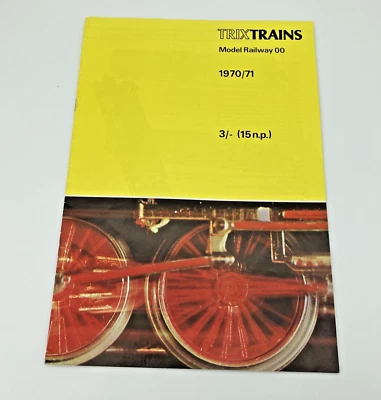 Catálogo ferroviario modelo tren calibre Trix OO 1970/71 Foto 1 de 4
