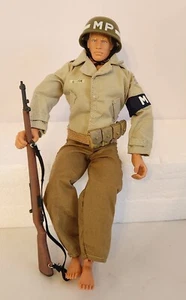 Vintage 1999 Pawtucket Talking GI JOE WWII E.T.O. Military Policeman MP NEW BATT - Picture 1 of 9