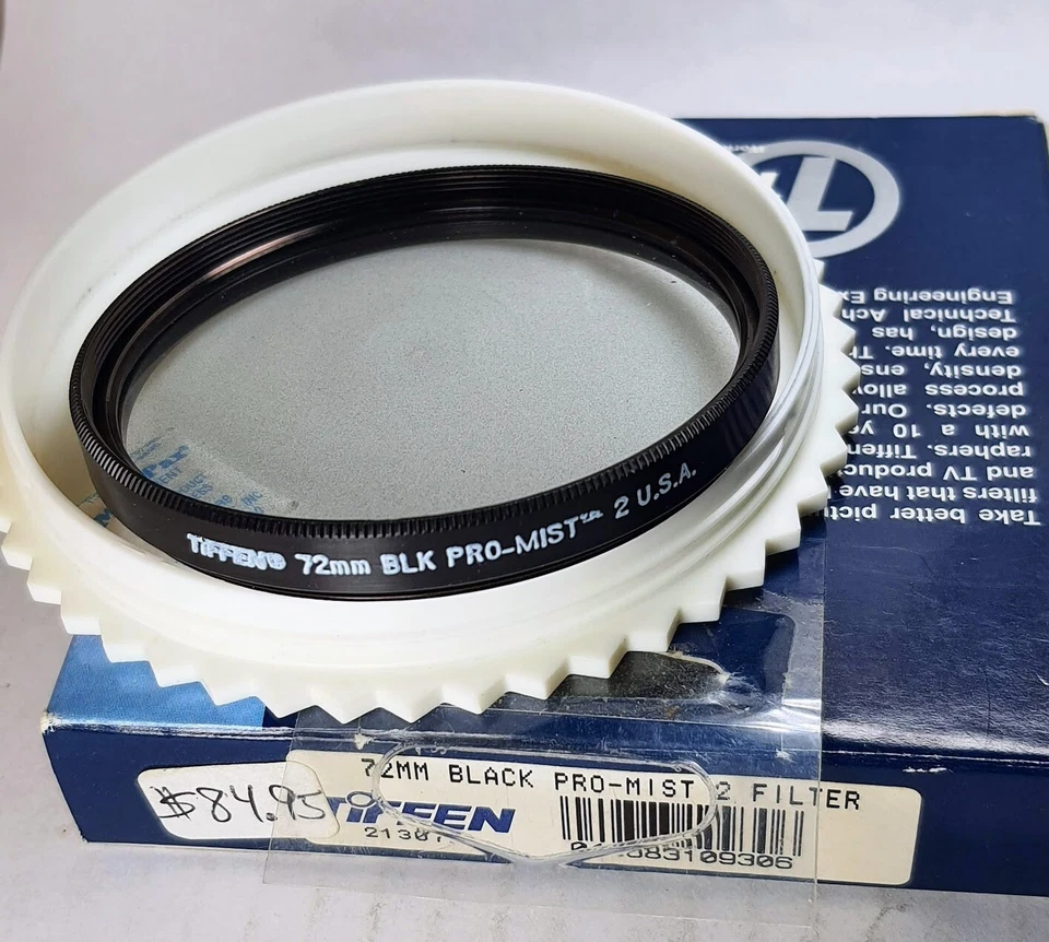 Tiffen 72mm Pro-mist 2 Promist-2 OEM TIFFEN 72 mm 72PM2 Soft Focus Diffusion E72 - Image 1 of 4