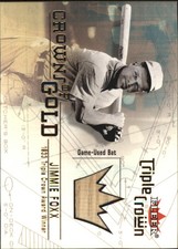 2001 Fleer Triple Crown Crowns of Gold Memorabilia #6 Jimmie Foxx Bat - NM-MT