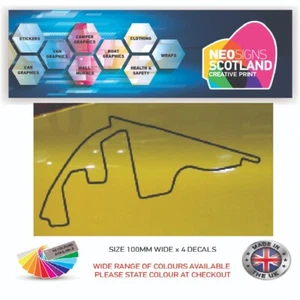 World Racing Track Formula One Vinyl Decal Sticker x 4 F1, BTCC, BSB RC01-10 - Picture 1 of 23