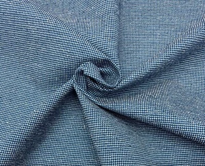 OUTDURA DELANEY NAUTICAL BLUE NUBBY WOVEN OUTDOOR INDOOR FABRIC BY YARD 54"W - Picture 1 of 6