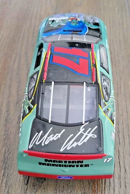 MATT KENSETH Signed Diecast Car 2004 DC Comics Martian Man Hunter #17 1:24 Scale - Image 1 of 4