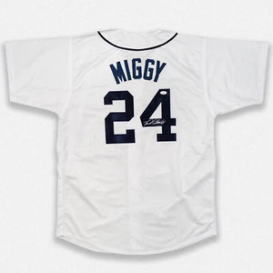 Miguel Cabrera Tigers Signed Autographed Pro Style White Jersey JSA - Picture 1 of 2
