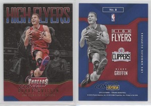 2015-16 Panini Threads High Flyers Century Proof Gold /25 Blake Griffin #8