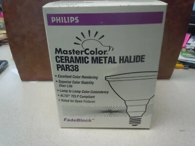 Philips 90w PAR38 SP15 E26 Cool White 400 Master Color CDM HID Light Bulb - Image 1 of 4