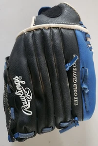 Guante de béisbol juvenil Rawlings color azul para zurdos PL 105 RW 101/2 pulgadas. - Imagen 1 de 4