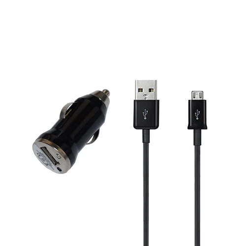 2in1 Ladekabel Datenkabel Auto KFZ Adapter für Samsung Galaxy S7 / S7 Edge - Bild 1 von 1